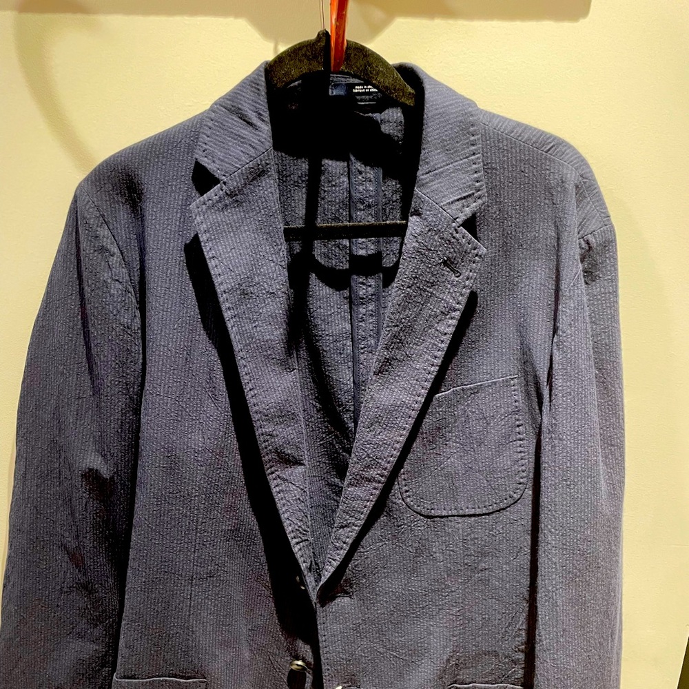 Navy Sports Coat, 1901, 44R, Brand New